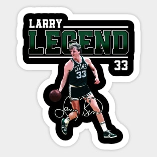 Larry Bird Legend Air Bird Basketball Signature Vintage Retro 80s 90s Bootleg Rap Style Sticker